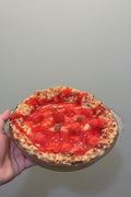 Strawberry pie candle